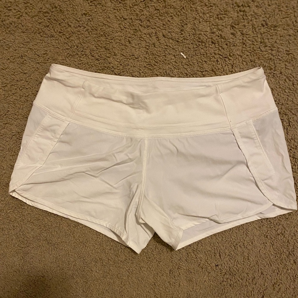 Lululemon Run Times Size 8, 4in White